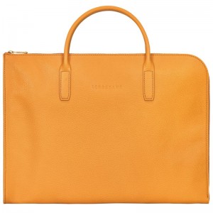 Apricot Longchamp Le Foulonné S Women's Briefcase | 5328-IEVRL