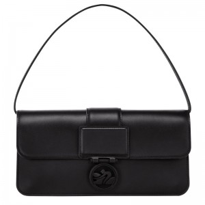 Black Longchamp Box-Trot M Women's Shoulder Bags | 7051-OXYEV
