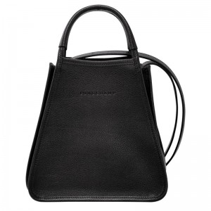 Black Longchamp Le Foulonné S Women's Handbag | 3642-UWOYH