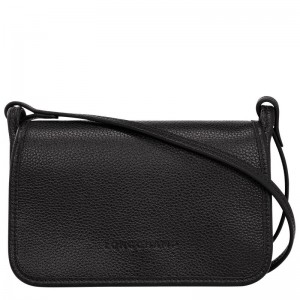 Black Longchamp Le Foulonné XS Women's Clutch Bag | 7539-VESDU