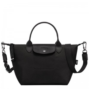 Black Longchamp Le Pliage Energy S Women's Handbag | 1052-ILDPY