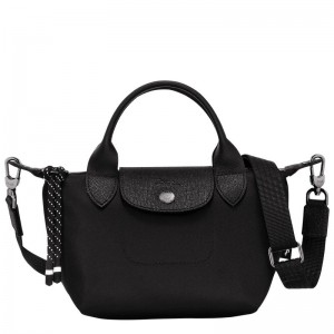 Black Longchamp Le Pliage Energy XS Women's Handbag | 6537-UZRVI