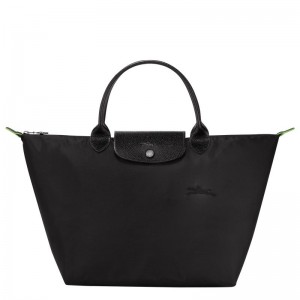Black Longchamp Le Pliage Green M Women's Handbag | 0761-PWARM