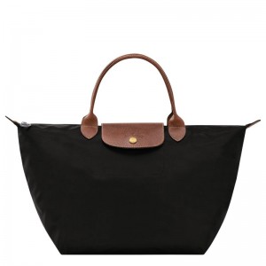 Black Longchamp Le Pliage Original M Women's Handbag | 2495-WFVTI