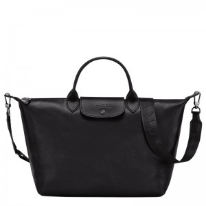 Black Longchamp Le Pliage Xtra L Women's Handbag | 5609-MAUZQ