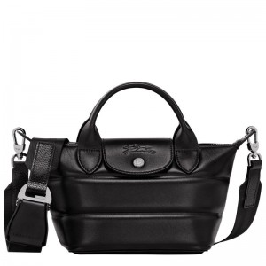 Black Longchamp Le Pliage Xtra XS Women's Handbag | 0139-KONTV