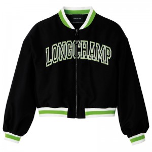 Black Longchamp Women's Jackets | 4913-KHZUW