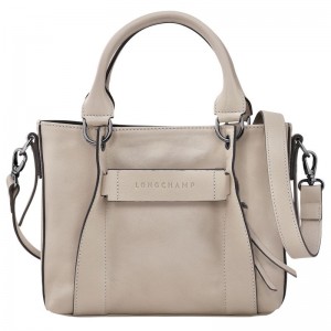 Grey Longchamp 3D S Women's Handbag | 5726-KFDTM