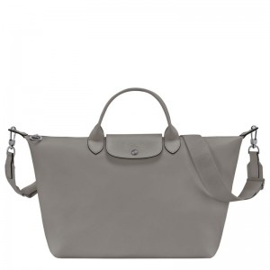 Grey Longchamp Le Pliage Xtra L Women's Handbag | 8967-QESAW