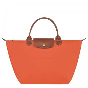 Orange Longchamp Le Pliage Original M Women's Handbag | 5186-UCWDN