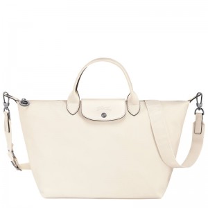 White Longchamp Le Pliage Xtra L Women's Handbag | 2418-AFTYM