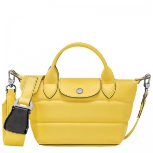 Yellow Longchamp Le Pliage Xtra XS Women's Handbag | 1049-EBDHN