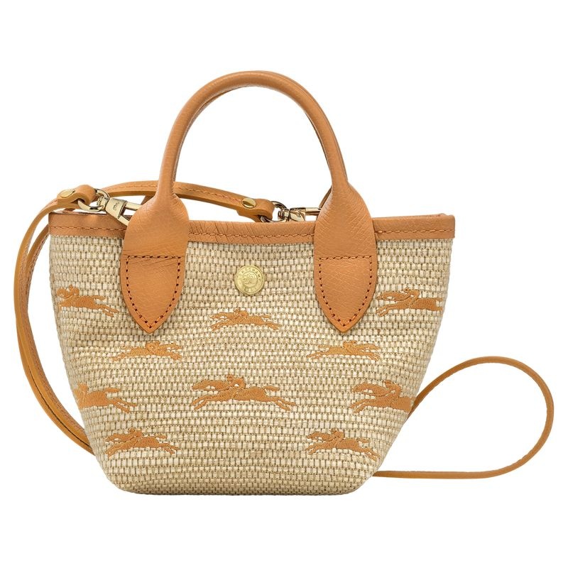 Apricot Longchamp Le Panier Pliage XS Women's Handbag | 1479-TMADY