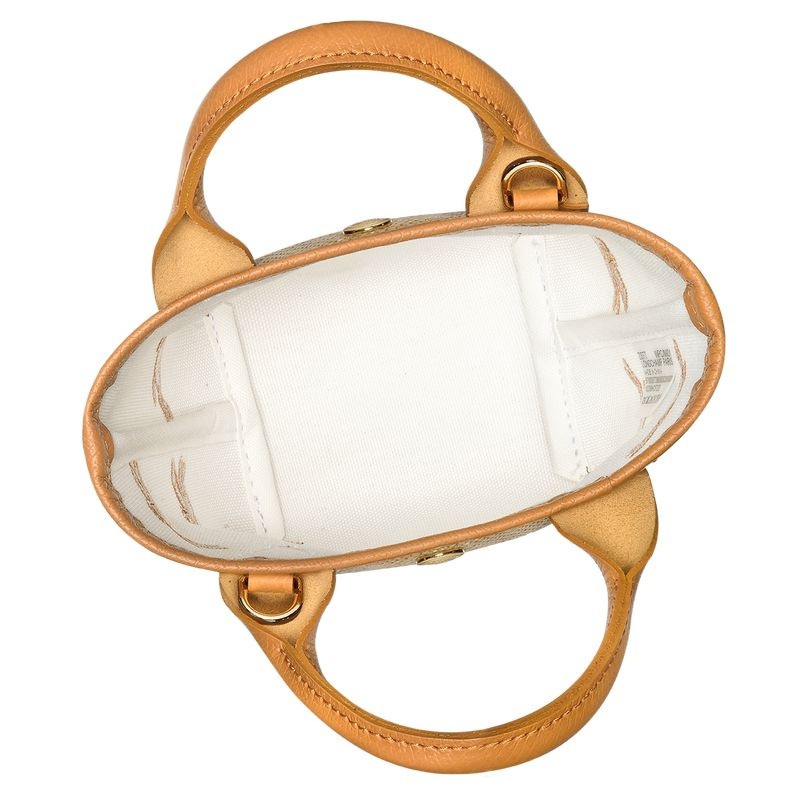 Apricot Longchamp Le Panier Pliage XS Women's Handbag | 1479-TMADY