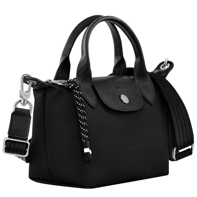 Black Longchamp Le Pliage Energy XS Women's Handbag | 5938-RZLMX