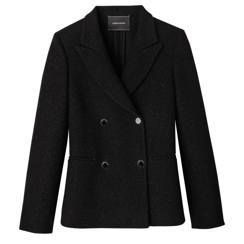 Black Longchamp Women\'s Jackets | 2604-GAMWL