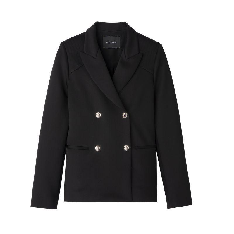 Black Longchamp Women\'s Jackets | 7321-YWLUC
