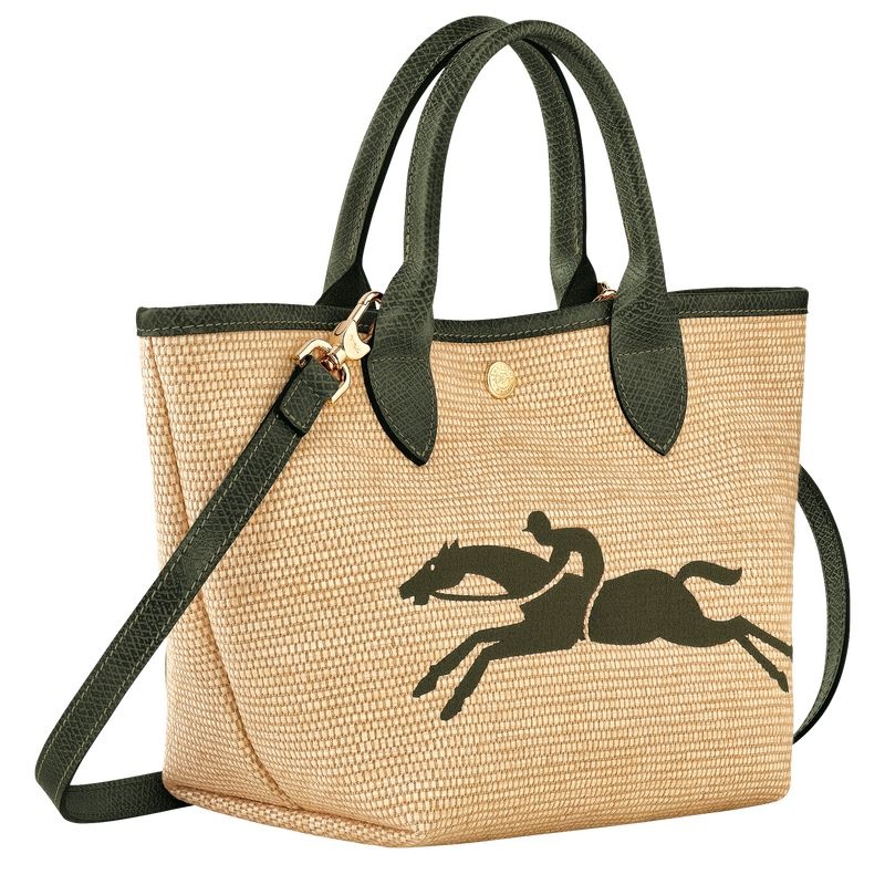 Khaki Longchamp Le Panier Pliage S Women's Handbag | 2750-QBHSG