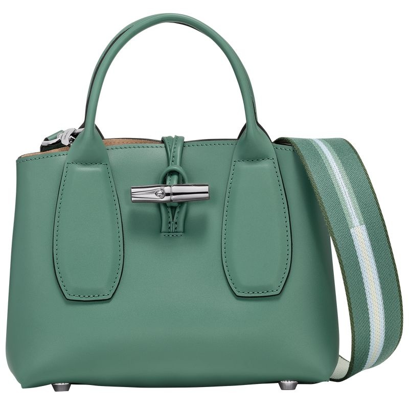 Olive Longchamp Roseau S Women\'s Handbag | 3967-KEPQR