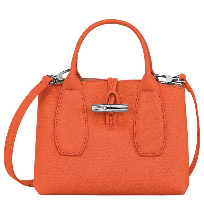 Orange Longchamp Roseau S Women\'s Handbag | 3426-DLYKG