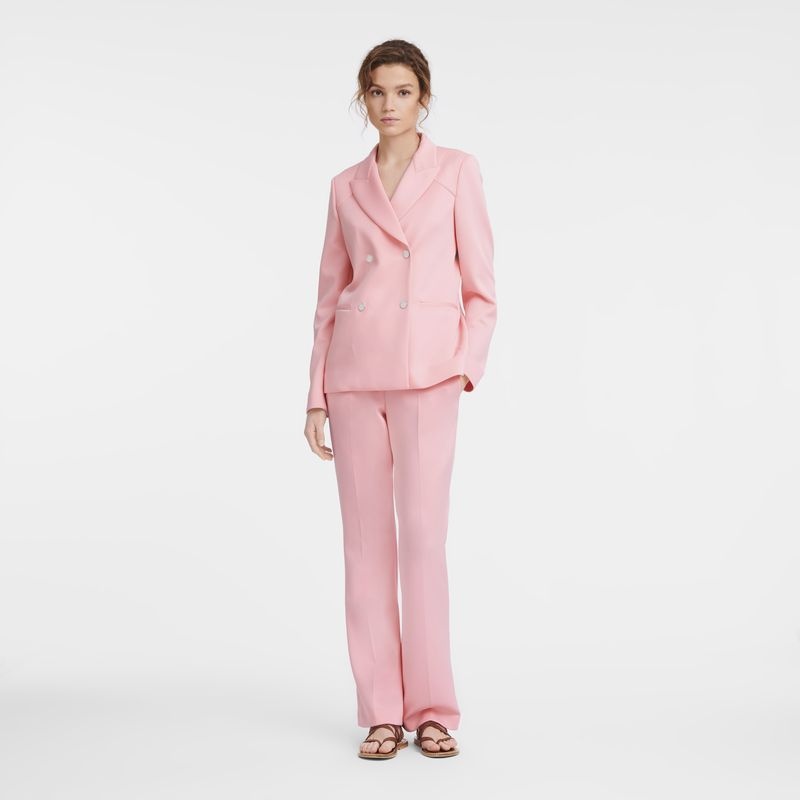 Pink Longchamp Women's Jackets | 6319-ZHONA