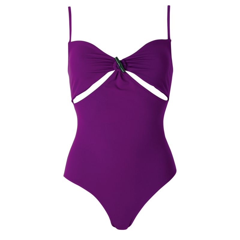 Purple Longchamp Women\'s Swimsuits | 4910-QXYJL