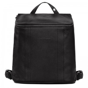 Black Longchamp 3D M Men's Backpacks | 9021-ZFXNC