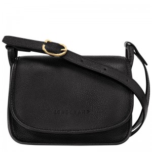 Black Longchamp Le Foulonné S Women's Crossbody Bags | 4130-LSHMN
