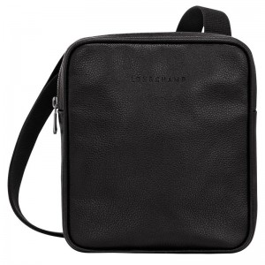 Black Longchamp Le Foulonné XS Men's Crossbody Bags | 2014-WGUHB