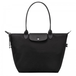 Black Longchamp Le Pliage Energy L Women's Tote Bags | 2903-SRAXH